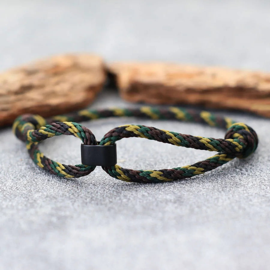 6 Colors Handmade Ethnic Rope Bracelet For Men Women Adjustable Outdoor Sports Motorcycle Accessories Homme Pulsera Cuerda Joias deideas
