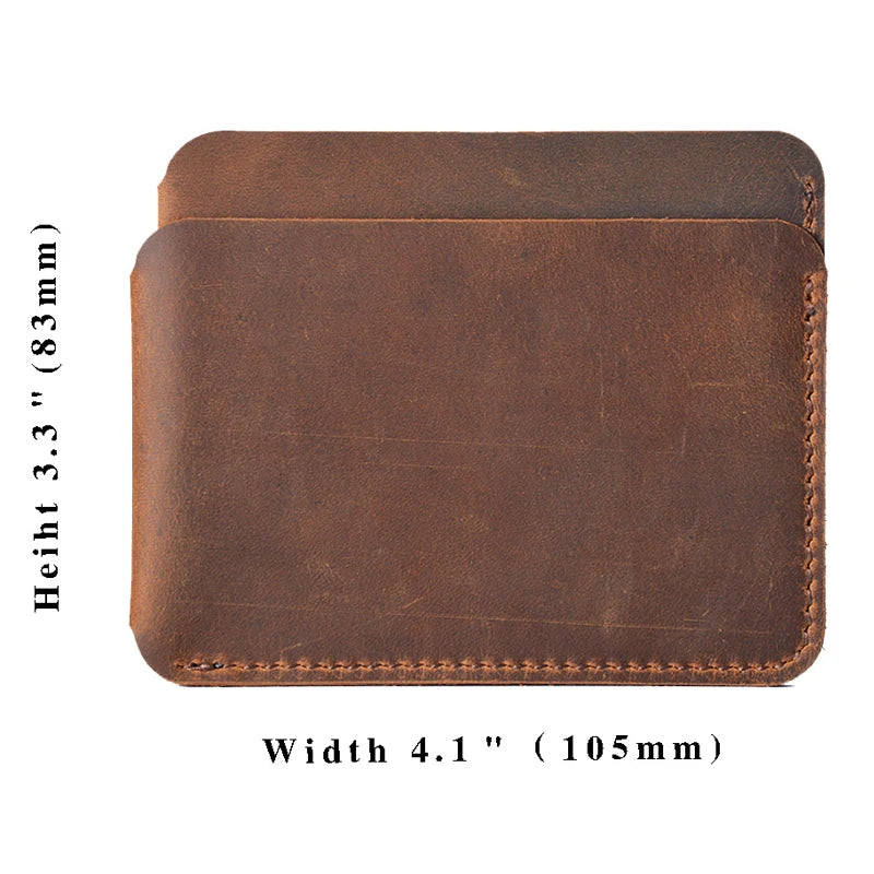 VaultSlim Genuine Leather Card Holder with RFID Shield
