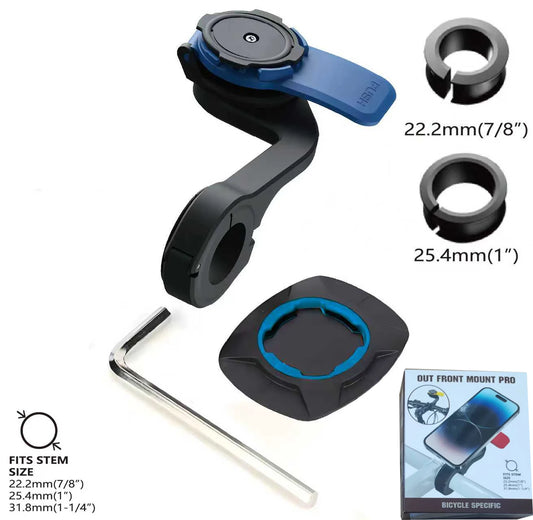 Support Téléphone Moto Anti-Choc Amortisseur de Vibrations Universel Fixation Guidon pour iPhone et Android