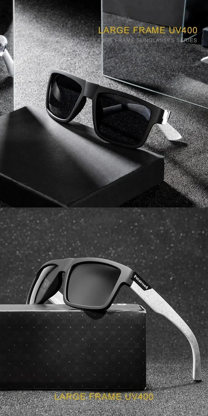 Polarized Sunglasses UV400 - Sport Wraparound, Anti-Glare, Unisex, 7 Colors