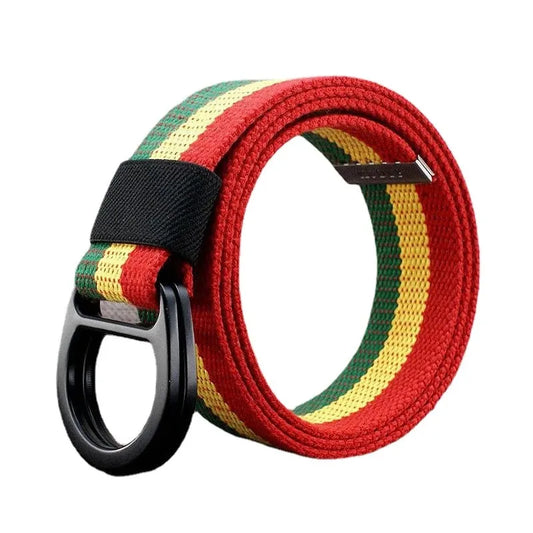 Adapt - Striped Canvas Belt Unisex
