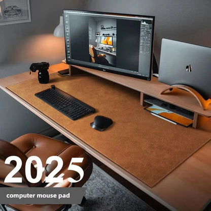 Retro Large Mouse Pad – Waterproof, Non-Slip PU Suede Desk Mat for Computer & Gaming deideas