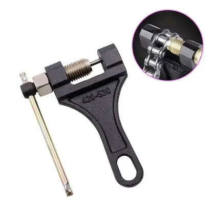 Motorcycle Chain Breaker & Link Splitter Tool Universal 420-530 Carbon Steel