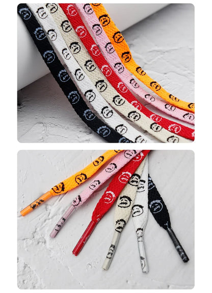 Bandana Graphic Flat Shoelaces, 70–200 cm