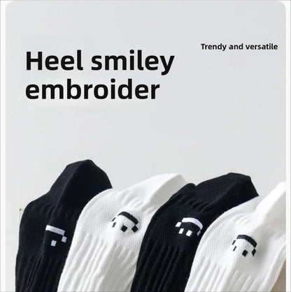 Cotton Crew Socks – Soft Blend Mid-Tube, Unisex 35-44