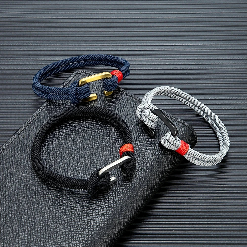 Modern Nautical Rope Bracelet  Minimalist Design with C Clasp deideas