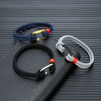 Modern Nautical Rope Bracelet  Minimalist Design with C Clasp deideas