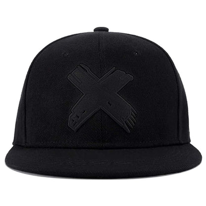 Hat Snapback Cap X Logo Casual Spring & Autumn Hip-Hop Style deideas