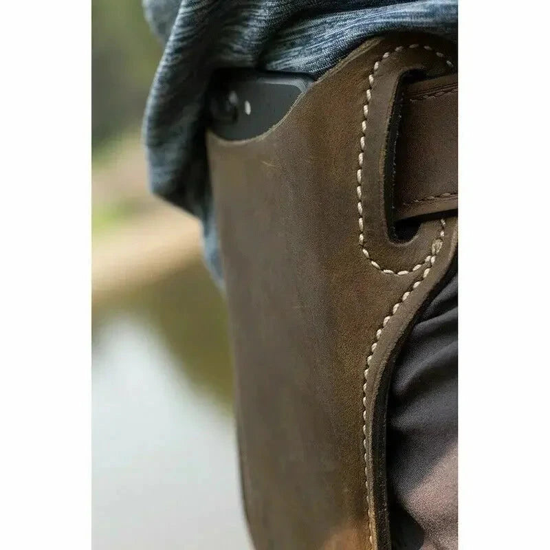 Leather Holster Case for Phone - Belt Clip and Wallet deideas