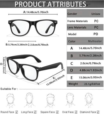 Gafas de Miopía Redondas Vintage - Lentes Graduadas Ligeras 0 a -4.0