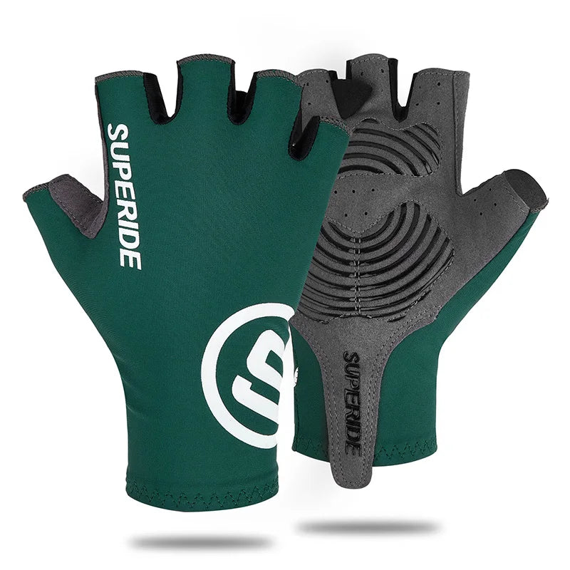 Half Finger Cycling Gloves - Padded, Anti-Sweat, Breathable, 6 Colors, S-XL