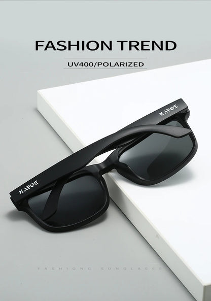 Square Polarized Sunglasses - UV400, PC Frame, Mirror Lens, 6 Colors, Unisex