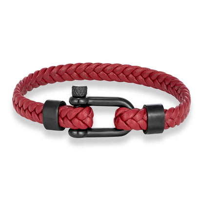 Pulsera Minimalista de Cuero - Cierre Magnético, Acero Inoxidable, 6 Colores, 4 Tamaños, Unisex