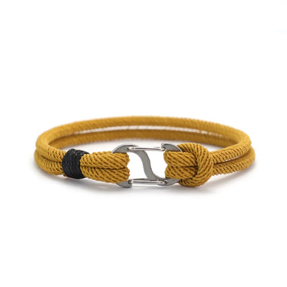 Fashion Rope Bracelet Men 6 Colors S Buckle Outdoor Survival Rescue Braslet Leisure Versatile Accessories Pulseria Hombre Joias deideas