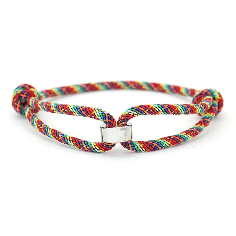 Pulsera de Cordón Trenzado – Estilo Minimalista Ajustable