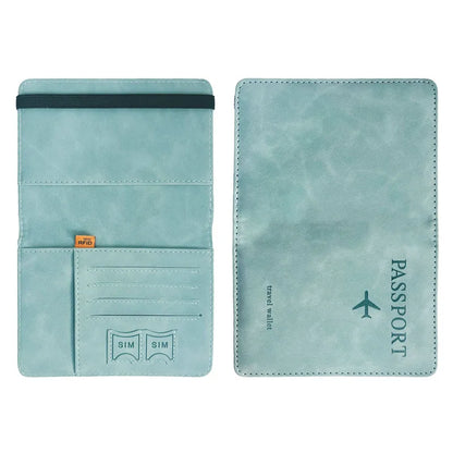 Passport & Travel Wallet VintageShield RFID Holder