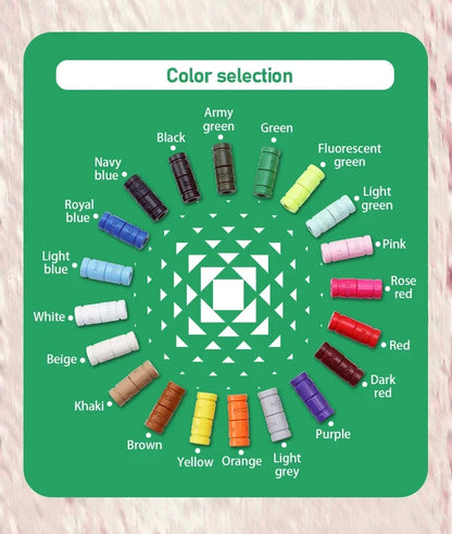 No-Tie Elastic Shoelaces with Color Buckle