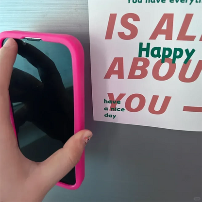 Phone Case Soft Silicone Holder for iPhone 16/15/14 deideas