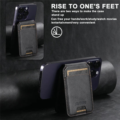 Wallet Pro Magnetic Leather Wallet for iPhone 17 16 Pro Max, 15, 14, 13, 12 and 11 deideas