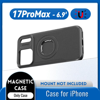 QD Bike Mount Case for iPhone 17 16 15 14 Pro Max – MagSafe Magnetic Shockproof | Cyclists & Riders