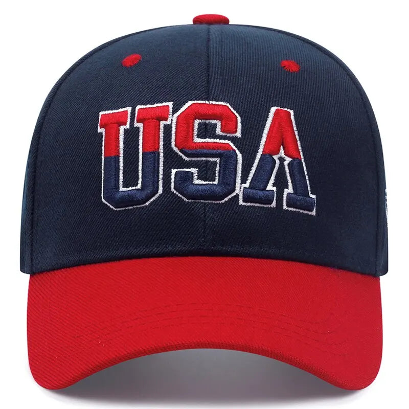 American Flag Baseball Cap, Snapback & Mesh Styles