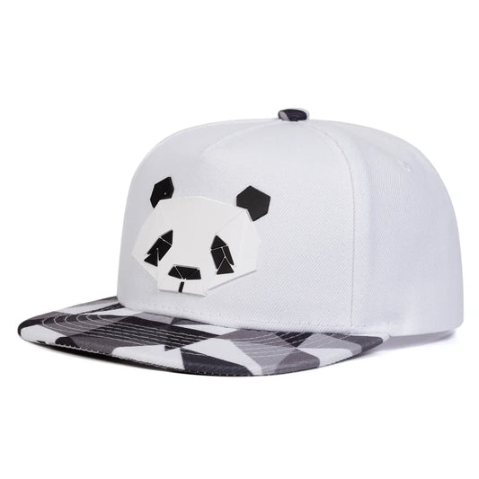 Gorra de Béisbol con Estampado de Panda - Estilo Hip-Hop, Ajustable, Unisex