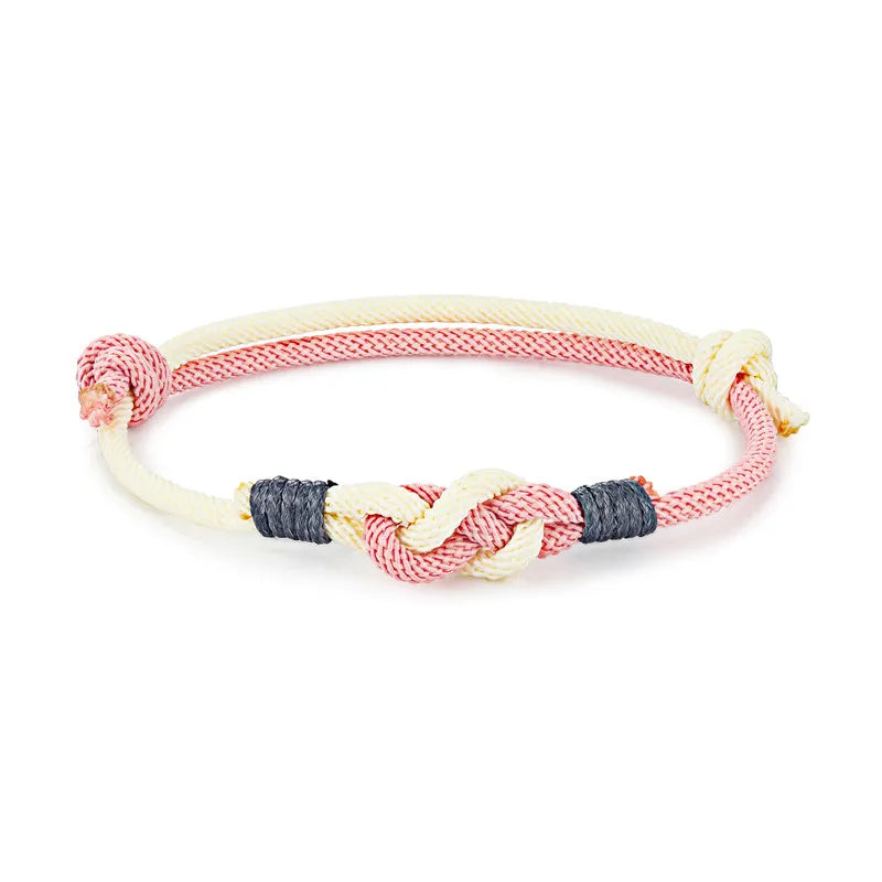 Lucky Knot Rope Bracelet - Adjustable, Unisex