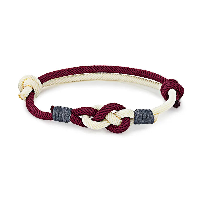 Lucky Knot Rope Bracelet - Adjustable, Unisex