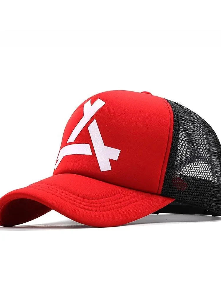 Unisex Mesh Snapback Cap Breathable Casual Sports Hat deideas