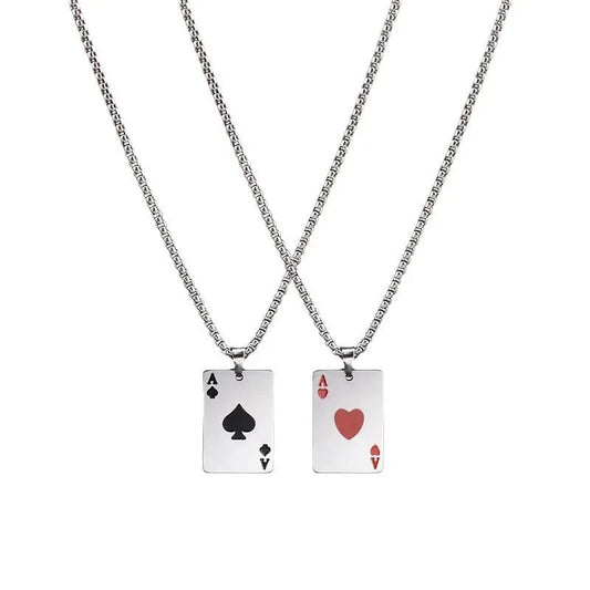 AceChain Lucky Ace Pendant Necklace for You deideas