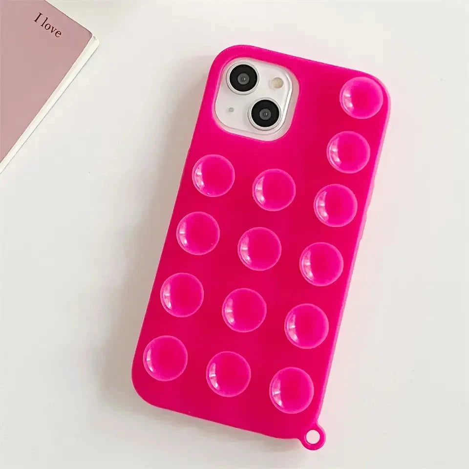 Phone Case Soft Silicone Holder for iPhone 16/15/14 deideas
