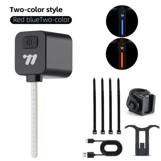 Luz trasera LED – Luz de bicicleta recargable Plug & Play