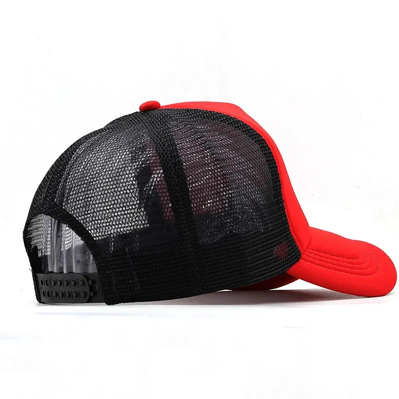 Unisex Mesh Snapback Cap Breathable Casual Sports Hat deideas