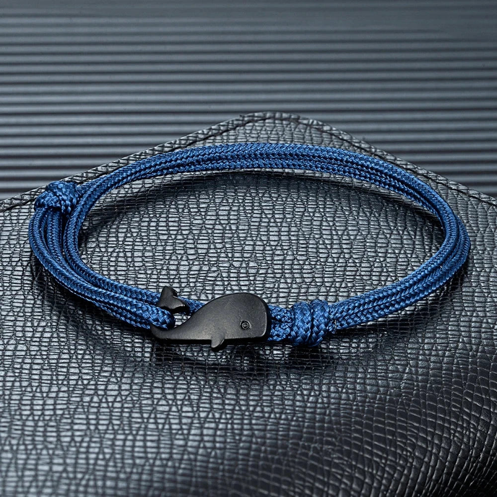 Ocean Whale Paracord Bracelet Waterproof Surfer Style for Men & Women deideas