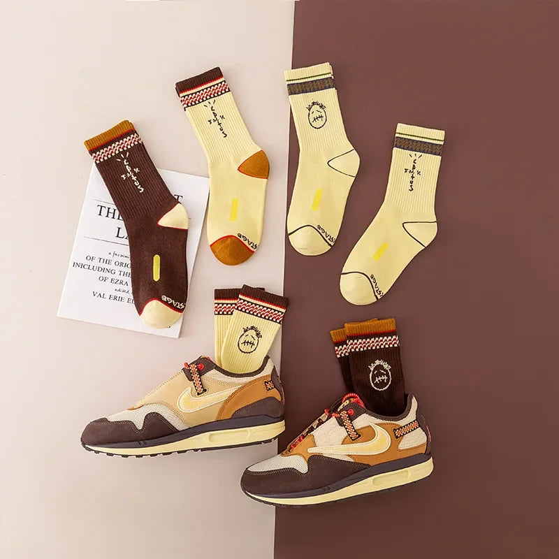 Calcetines Bandana Gráficos de Algodón, Unisex 36-43
