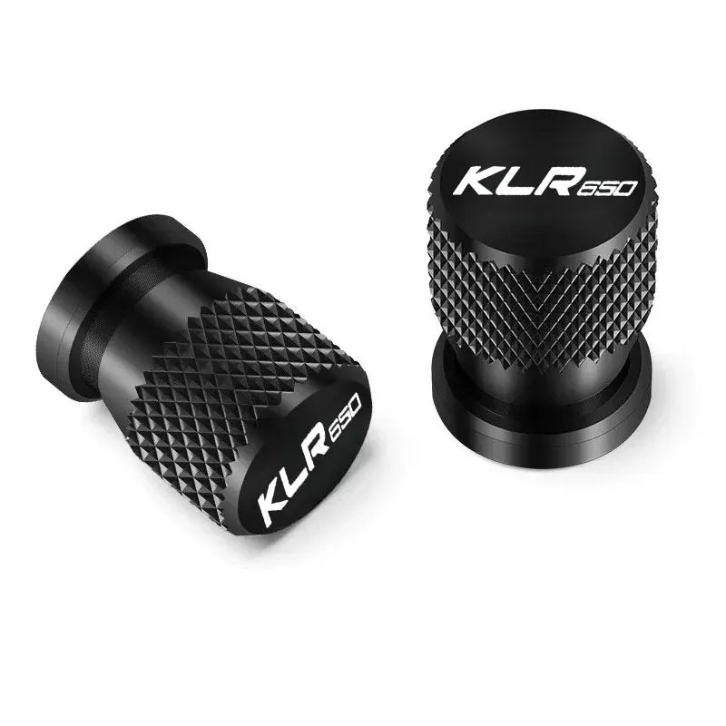 Tapones de válvula de neumático de aluminio CNC para Kawasaki KLR 650 – KLX300 KLX230 KLX140