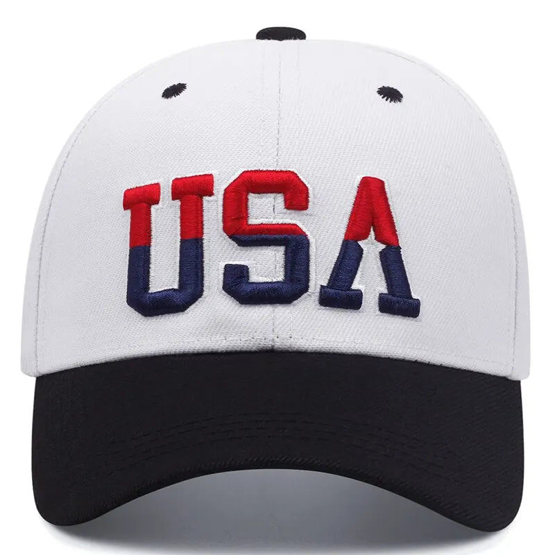 American Flag Baseball Cap, Snapback & Mesh Styles