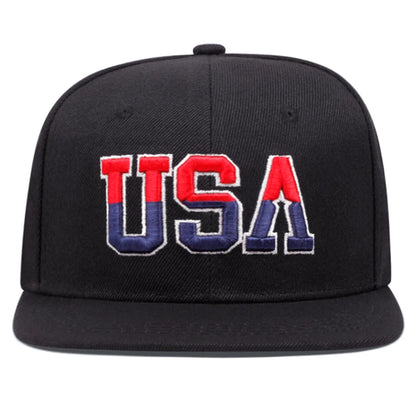 American Flag Baseball Cap, Snapback & Mesh Styles