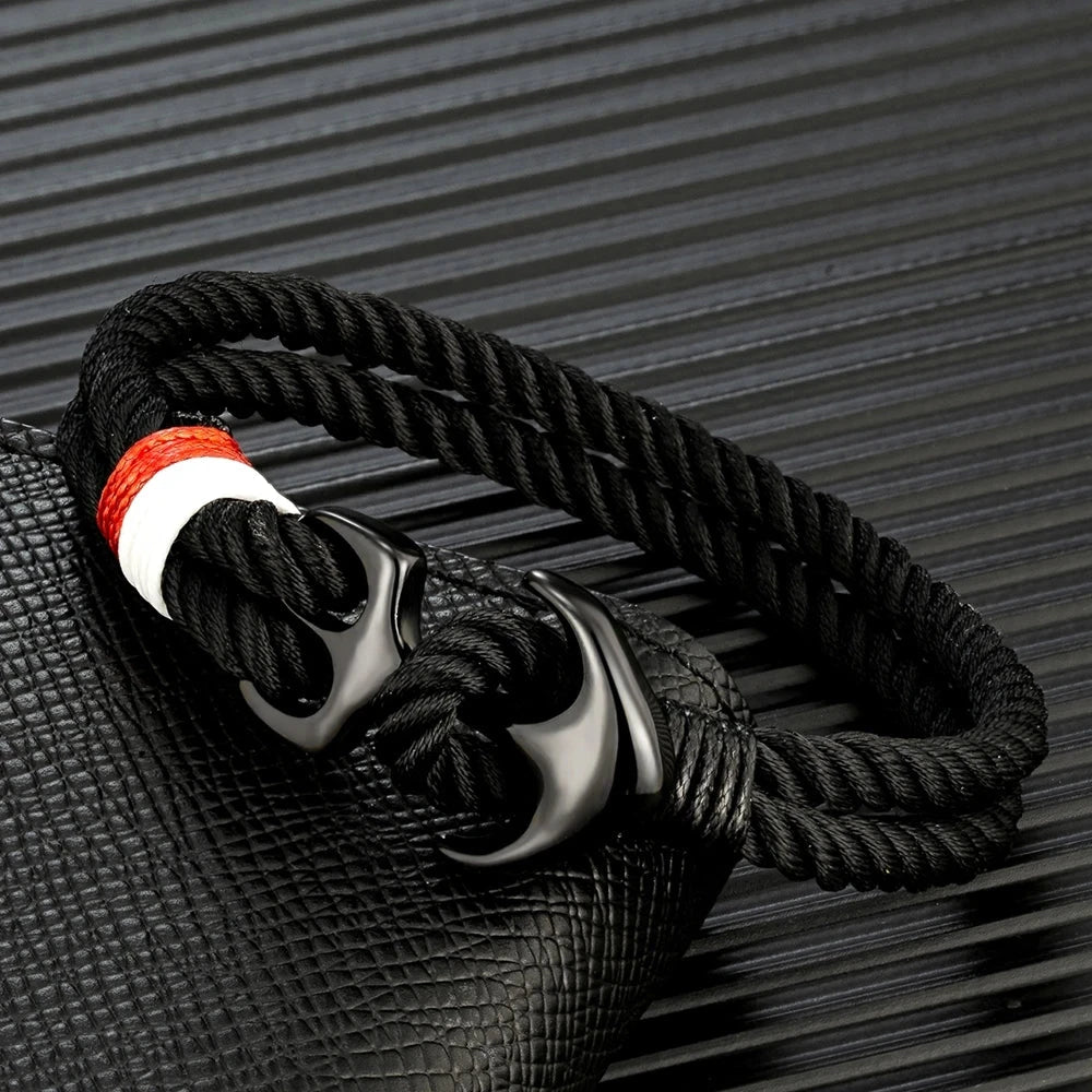 Twin Strand Anchor Bracelet  Waterproof & Sporty deideas