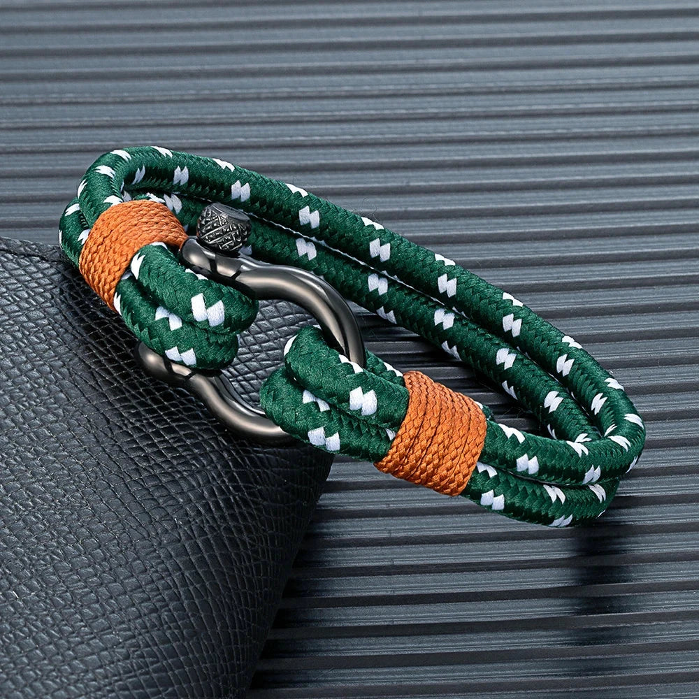 Classic Navy Rope Bracelet  Minimalist Unisex Jewelry Gift deideas