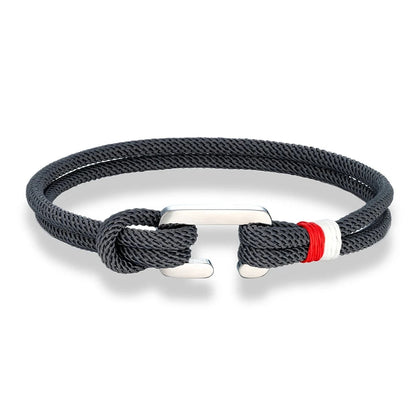 Boho Style Nylon Rope Bracelet Stainless Steel Mini Clasp deideas