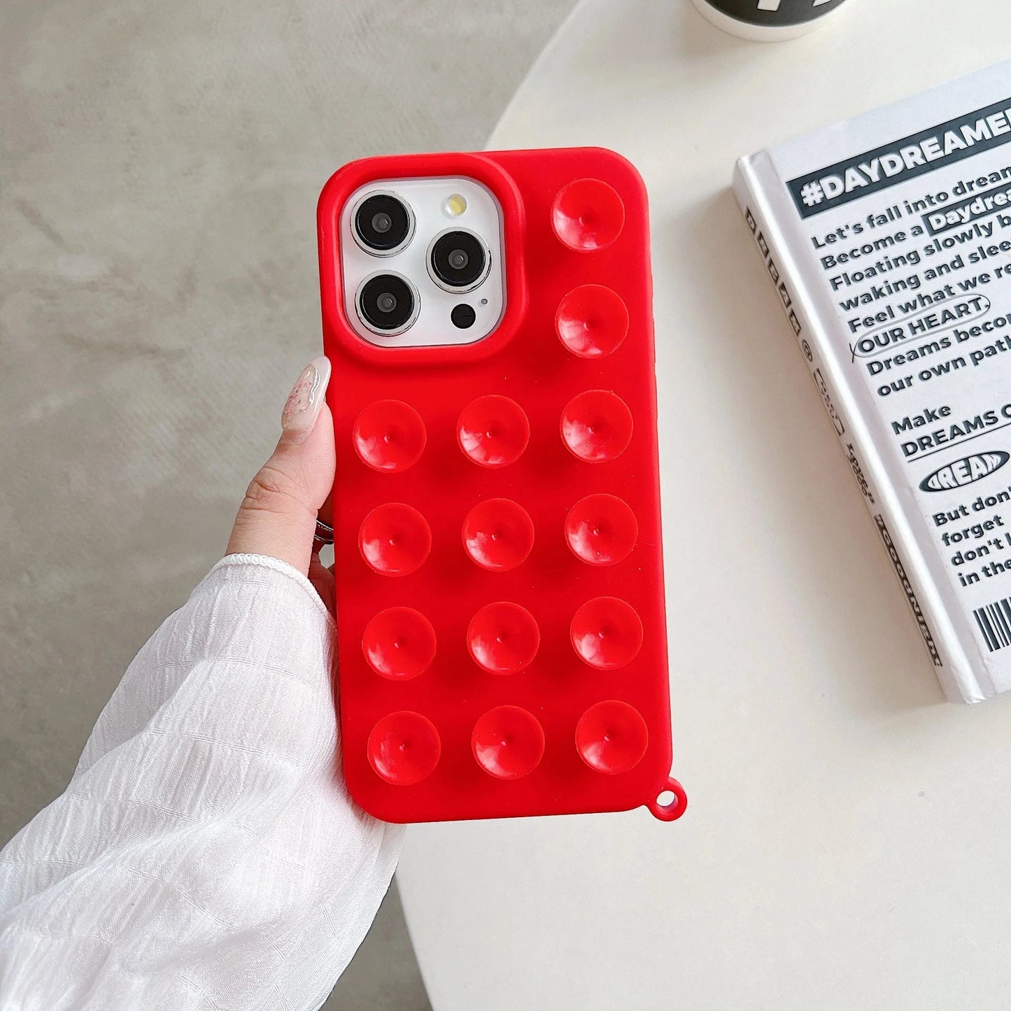 Phone Case Soft Silicone Holder for iPhone 16/15/14 deideas