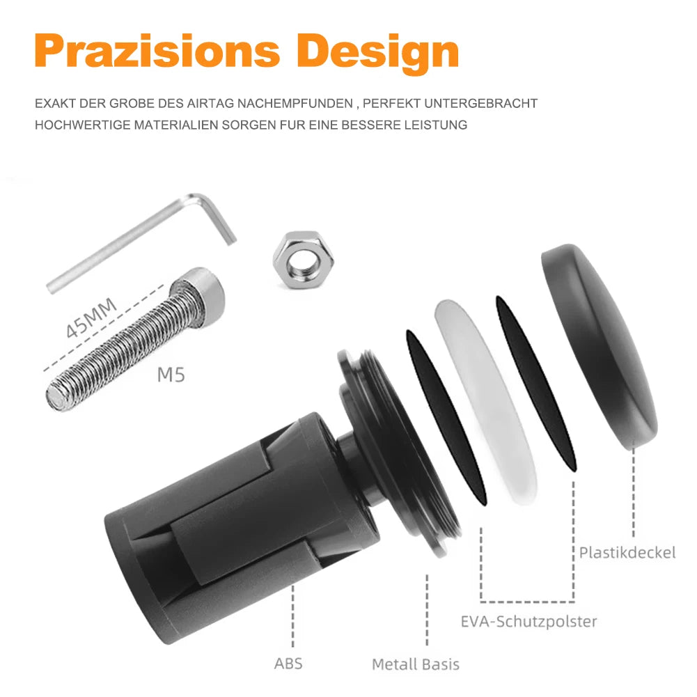 GPS Tracker Holder Bicycle Front Fork Down Tube Bracket Practical Bike Anti-lost Locator Case Bicycle Accessories for AirTag deideas