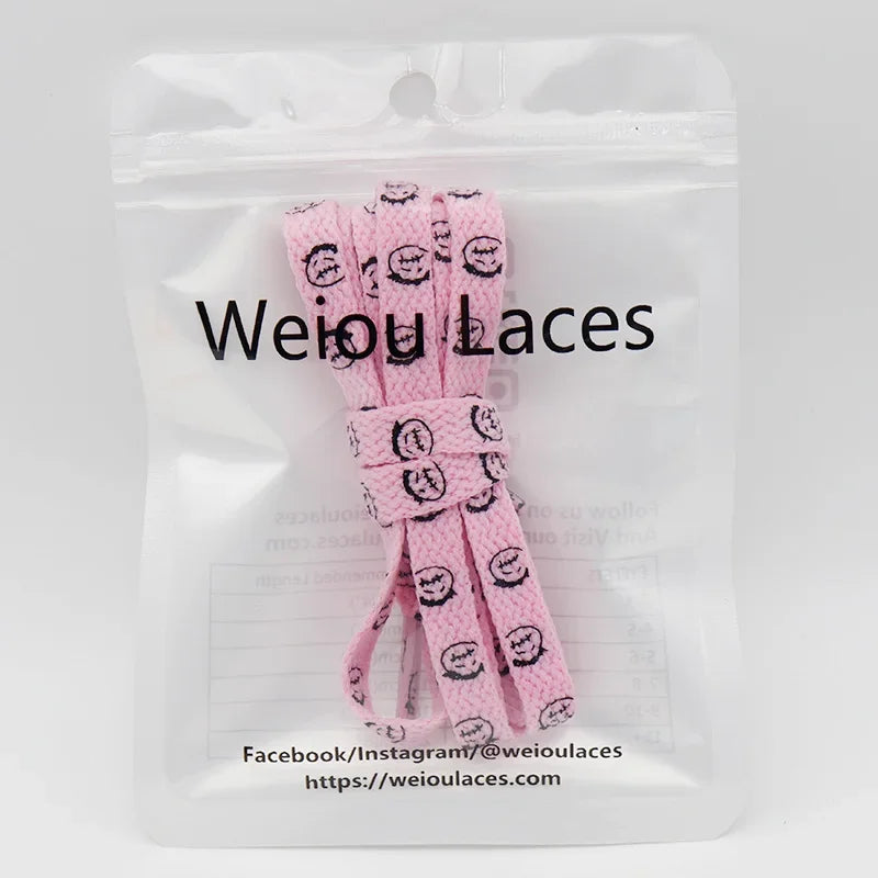 Bandana Graphic Flat Shoelaces, 70–200 cm