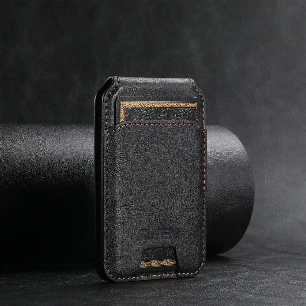 Wallet Pro Magnetic Leather Wallet for iPhone 17 16 Pro Max, 15, 14, 13, 12 and 11 deideas