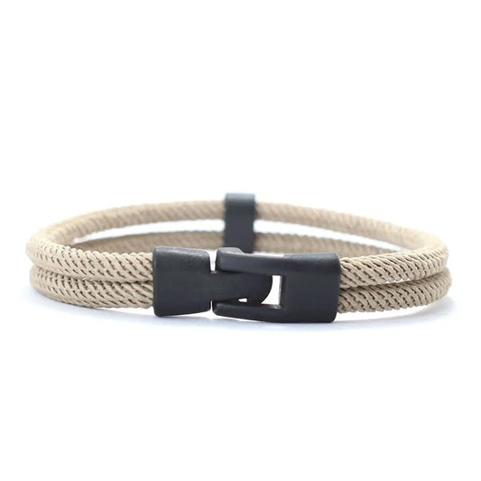 Dual Weave Bracelet Represents the double layer intertwined with style and resistance deideas