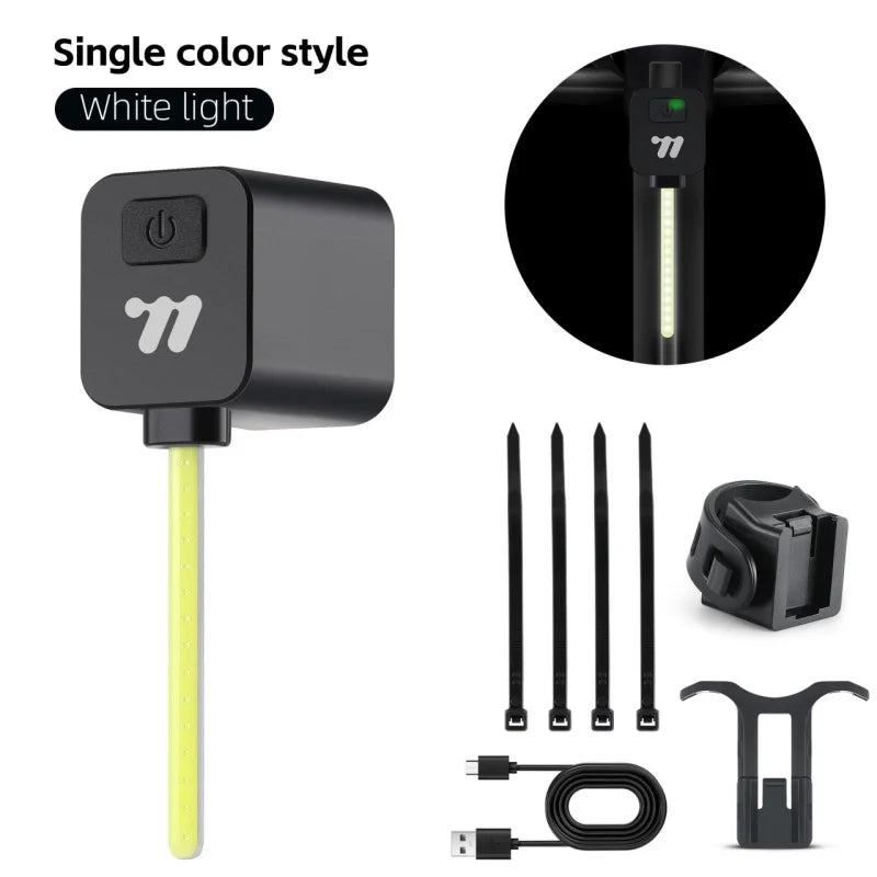 LED Rear Taillight – Rechargeable Plug & Play Bicycle Light