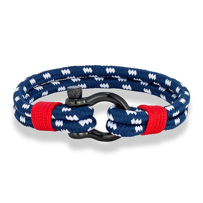 Classic Navy Rope Bracelet  Minimalist Unisex Jewelry Gift deideas