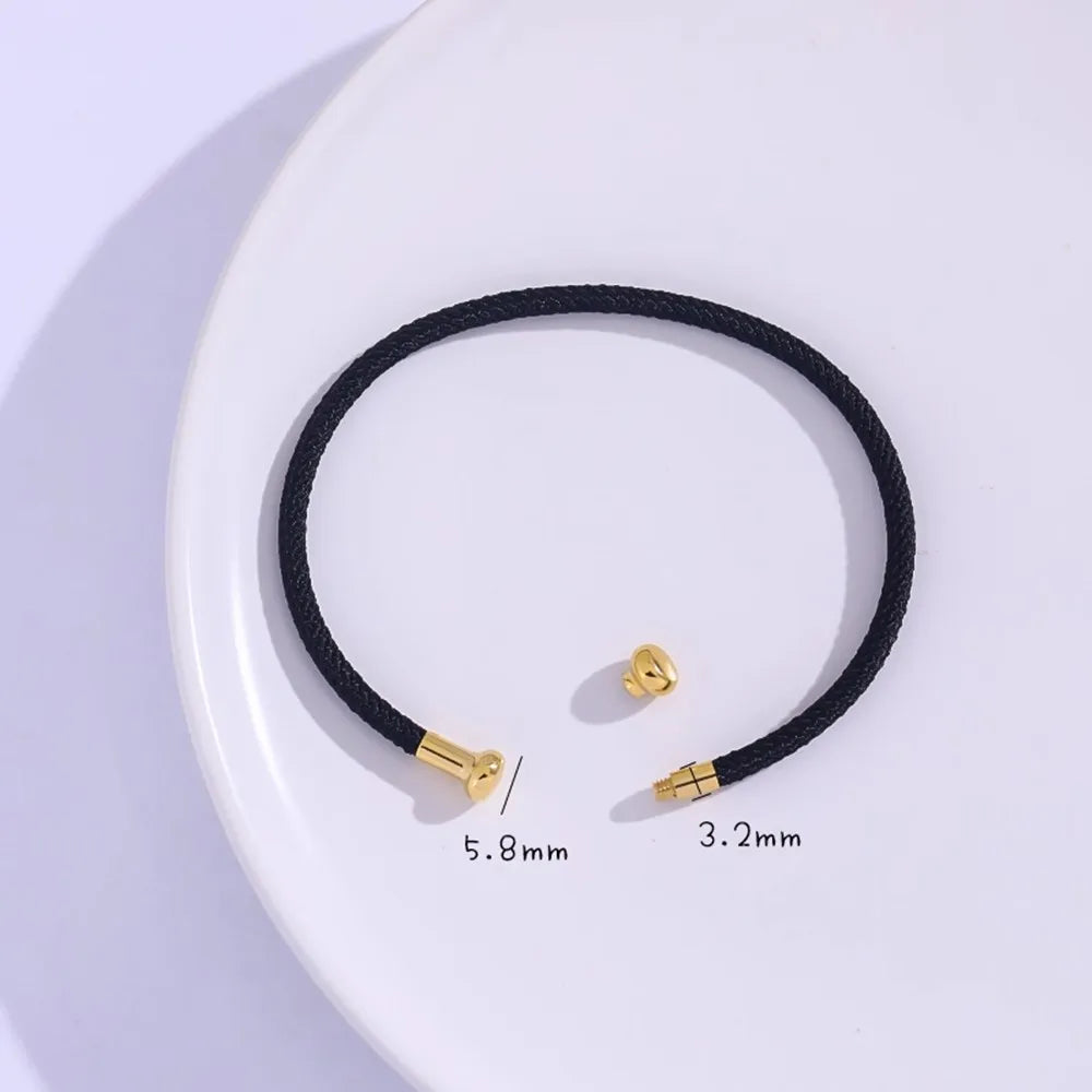 Gold-Plated Copper Cuff Bangle - Open, 58-60mm