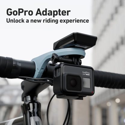 Bike Computer & GPS Mount S2 – Action Camera & Headlight Bracket (Black / Pink / Blue)